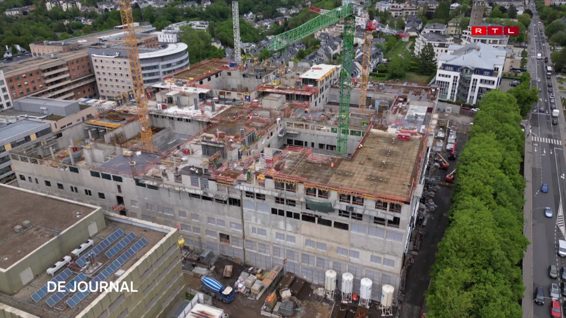 Chantier soll Enn 2029 fäerdeg sinn: Iwwer eng Milliard Euro fir dat neit CHL-Gebai