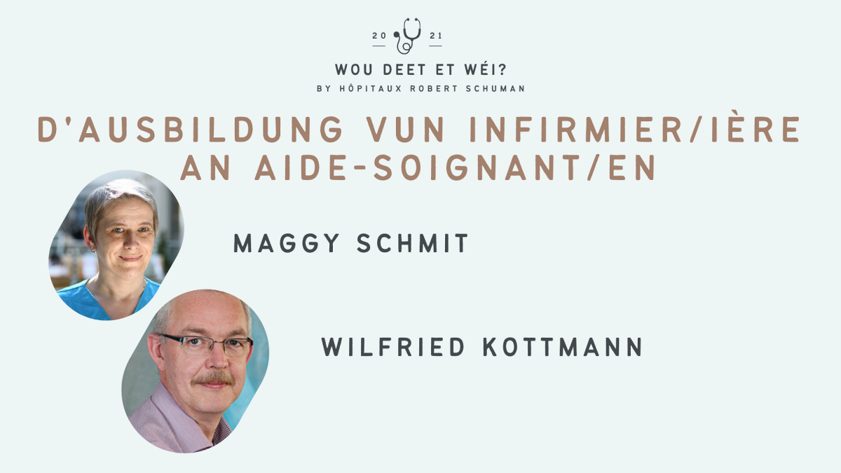D'Ausbildung vun Infirmier/ière an Aide-Soignant/en