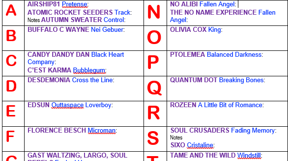 NOV 5th: A unique A-Z of Luxembourg artists!