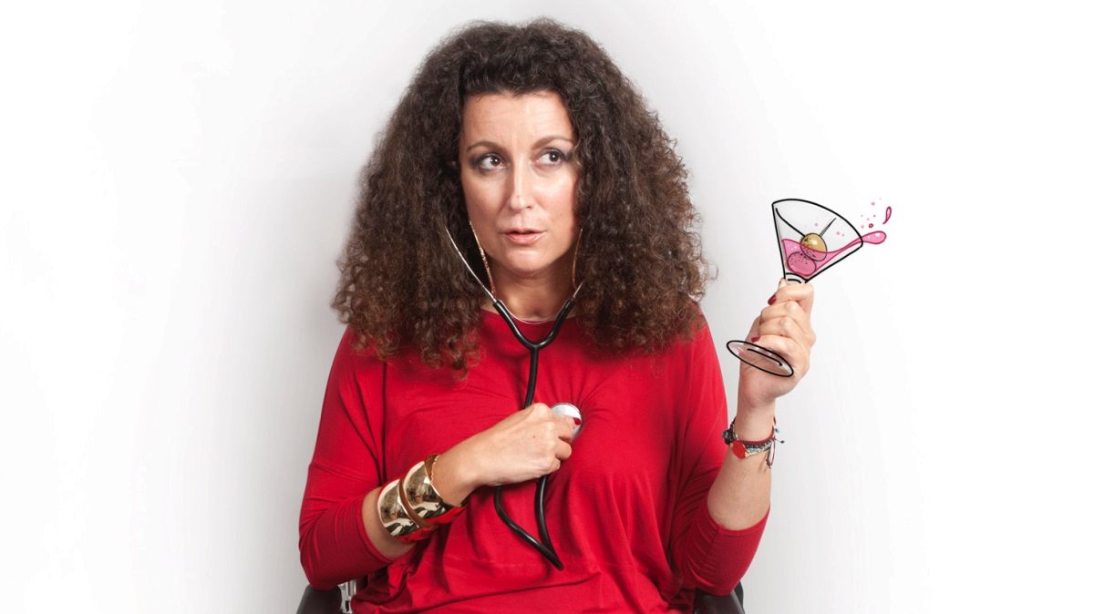 Katerina Vrana: one of Greece's top comedians!