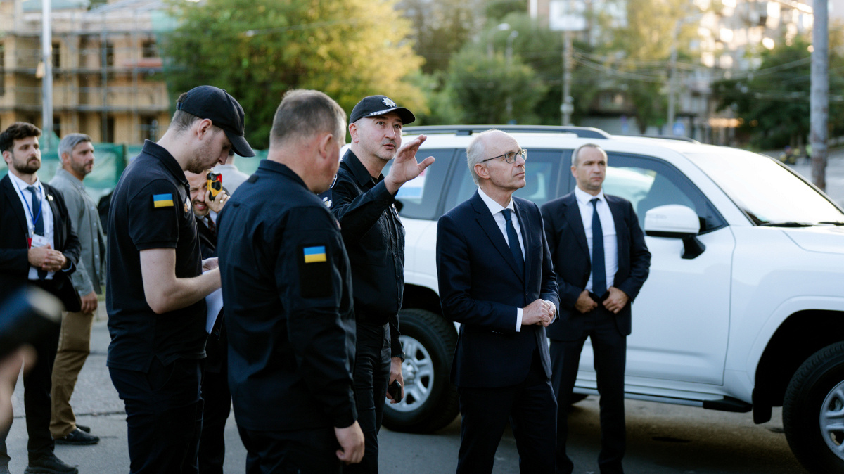 Mam Premier op Visitt zu Kiew